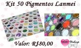 Kit de 50 Pigmentos Lanmei