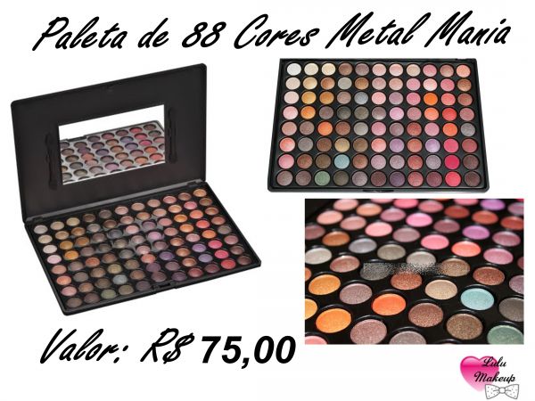 Paleta de 88 Cores Metal Mania